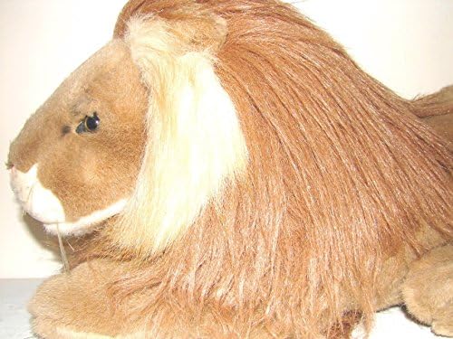 JUMBO LION Plush Stuffed Animal Toy 26" King of the Jungle Camel Color Leo