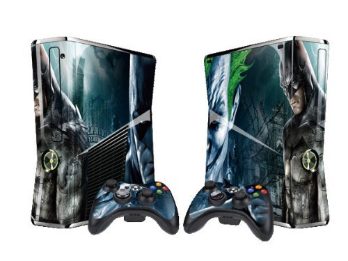 Protector Skin Decal Sticker for Xbox 360 Slim (1 piece for the game console & 2 pieces for 2 controllers)