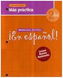 Level 2 Mas Practica Cuaderno with Lesson Review Bookmarks