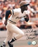 Al Oliver Pittsburgh Pirates - Action - Autographed 8x10 Photograph with 71 WS Champ Inscription
