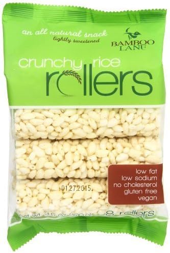 Bamboo Lane Crunchy Rice Rollers, 3.5 Ounce (Pack of 4) by Bamboo Lane
