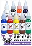 Iron Butterfly Tattoo Ink 1/2 oz 9 Color Collection SET