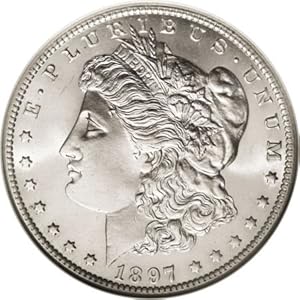 1897 O Morgan Silver Dollar MS 65