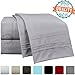 Bed Sheets, Queen, Silver Light Grey - Best Quality Bedding Set Sheets on Amazon, 4-Piece Bed Set, Deep Pockets Fitted Sheet, 100% Luxury Soft Microfiber - Hypoallergenic, Cool & Breathable