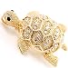 Gold Turtle Costume Brooch