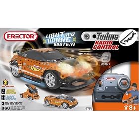 Erector Radio Control Tuning Street Racer Set, 368 Pieces by Erector