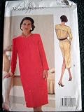 MISSES DRESS SIZE 8-10-12 THE VOGUE WOMAN - VOGUE PATTERN 8589