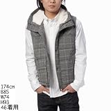 （クランプリュスオム）KLEIN PLUS HOMME ベスト（スーパーグレンチェックダウンベスト） メンズ スーパーベスト