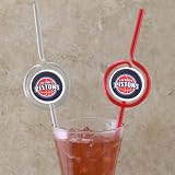 Detroit Pistons Team Sips Straws