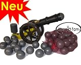 neu KANONE f. Bällebad Bälle Ballkanone Bällebadkanone KANONE orig. + 50 Kanonenkugeln