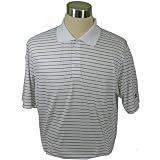 Adidas Golf ClimaLite Raised Pencil Stripe Polo Shirt