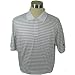 Adidas Golf ClimaLite Raised Pencil Stripe Polo Shirt