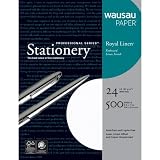 Wausau Paper Royal Linen Fine Business Paper, 500-Sheets, White, 8.5 x 11-Inch (74089)