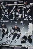 Set of 6 Pittsburgh Penguins Mini Fathead 6 Player Team Set - Crosby, Letang, Neal, Malkin, Staal, Fleury