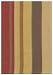 Durable Flat Weave 100% Cotton Colorful Brown and Rust Striped Dishtowel 18" X 28" Set / 6