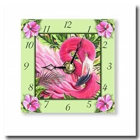 Flamingo Bay Wall Clock