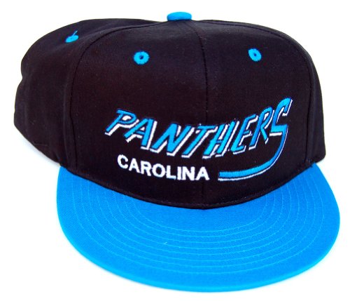 Vintage Carolina Panthers Flatbill Snapback Cap Hat