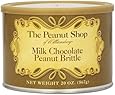The Peanut Shop of Williamsburg Chocolate Covered Peanut Brittle, 20-Ounce Tin