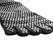 CompressionZ Yoga Socks Non Slip Full Toe (Black) - Women & Men Pilates, Barre, Strong Grip