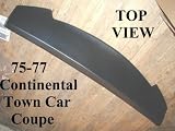 1975-1977 Lincoln Continental Black Dash Pad Cap Overlay Restores the original factory part