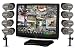 Clover Electronics LCD22168 22-Inch Wide Screen 16-Channel All-In-One Security System with 8 Cameras - Large (Black)