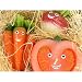 Happy Veggies Set of 3 Vegetable Candles in a Crate