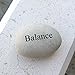 Balance Engraved StoneInspirational Sandblast, Perfect Gorgeous Unique Gift Ideas, Natural Beach Pebble Rock
