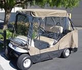 Golf Cart Driving Enclosure for 4 seater with 2 seater roof up to 60