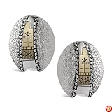 Gentle Rain Mixed Metal Round Clip Earrings