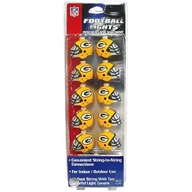 Green Bay Packers Football Helmet Shaped Party Lights