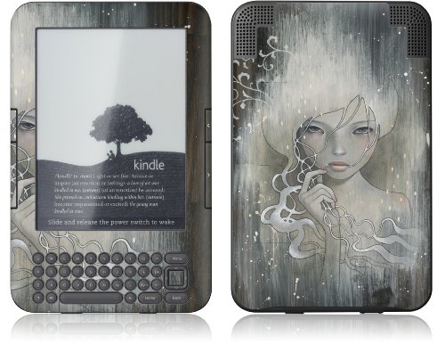 Gelaskins Protective Skin for The Kindle Keyboard - She Who Dares