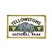 Yellowstone National Park Patch Travel Badge Bison Embroidered Iron On Applique
