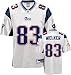 Wes Welker Jersey: Reebok White Replica #83 New England Patriots Jersey - Medium