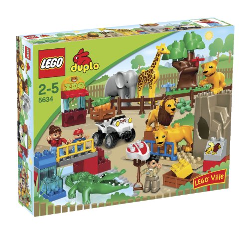 Lego - 5634 - Jeu de construction - Duplo Legoville - Le repas des animaux du zoo