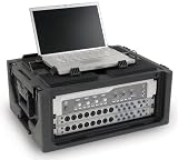 SKB Laptop/4U Rack with two step handle and wheels
