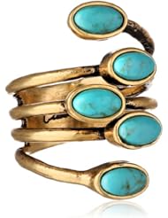 Lucky Brand Set Stone Wrap Ring, Size 7