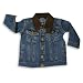 Kitestrings - Infant Baby Boys Denim Jacket, Blue, Brown (Size 12Months)