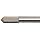Dormer E022 Powdered Metal Steel Spiral Flute Threading Tap, Gold Oxide Finish, Round with Square End Shank, Modified Bottoming Chamfer