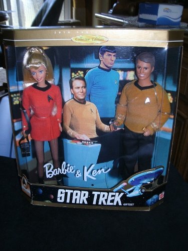 Barbie Ken Star Trek Giftset 30th Anniversary Collector Edition 1996 Barbie Ken Star Trek Giftset 30th Anniversary Collector Edition 1996