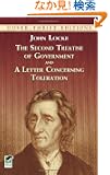 The Second Treatise of Government and A Letter Concerning Toleration (Dover Thrift Editions)
