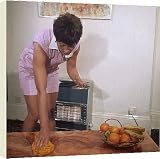 Box Canvas Print of DUSTING A COFFEE TABLE from Mary Evans