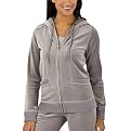 Merona&reg; Womens Cozy Velour Hoodie - Gray