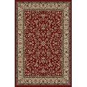 Universal Rugs 104710 Red 2x3 Area Rug, 2-Feet by 3-Feet