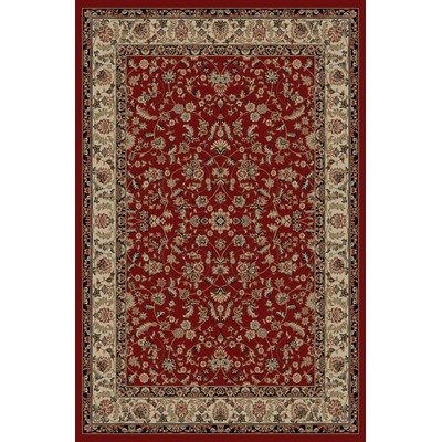 Universal Rugs 104710 Red 2x3 Area Rug, 2-Feet by 3-Feet