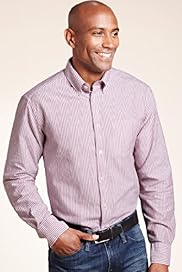 Pure Cotton Long Sleeve Bengal Striped Oxford Shirt