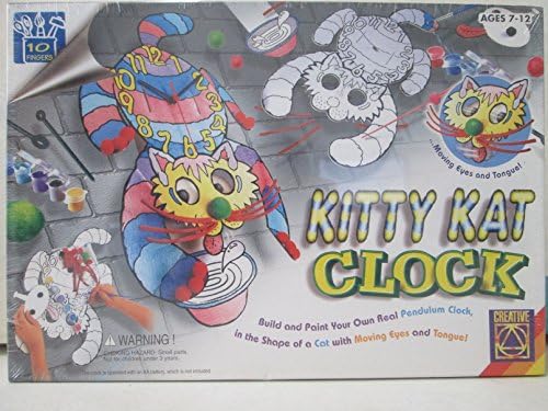 Creative 10 Figures Kitty Kat Clock