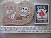 Mini 6 Inch Wooden 29 Bicycle Cribbage Board with Deck of Bicycle Playing Cards