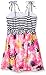 Limited Too Girls' Stripe Knit Top and Printed Chiffon Bottom Dress