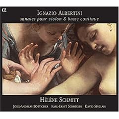 Ignazio Albertini  Sonates pour violon & bass continue