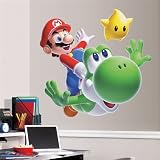 Mario Yoshi Peel & Stick Giant Wall Decal